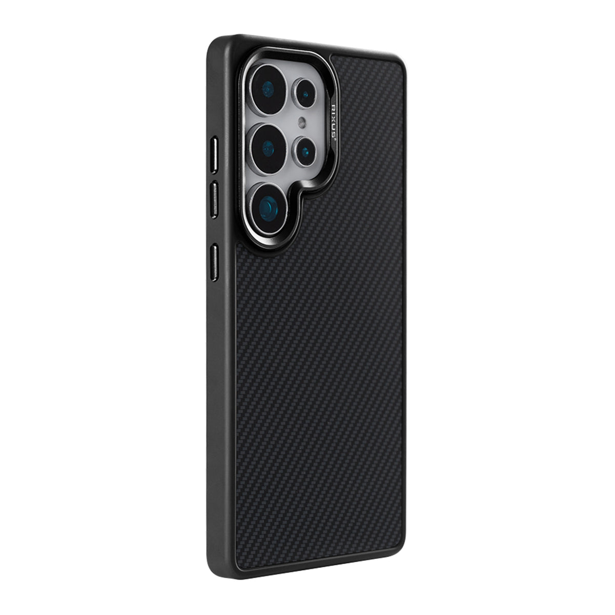 Rixus Mag Carbon With MagSafe Compatible For Samsung Galaxy S26 Ultra Black