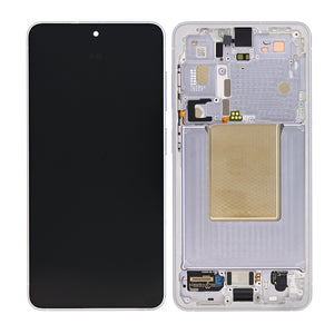 Samsung Galaxy S26 S942B Display And Digitizer With Frame Silver Shadow Pre-Assembled