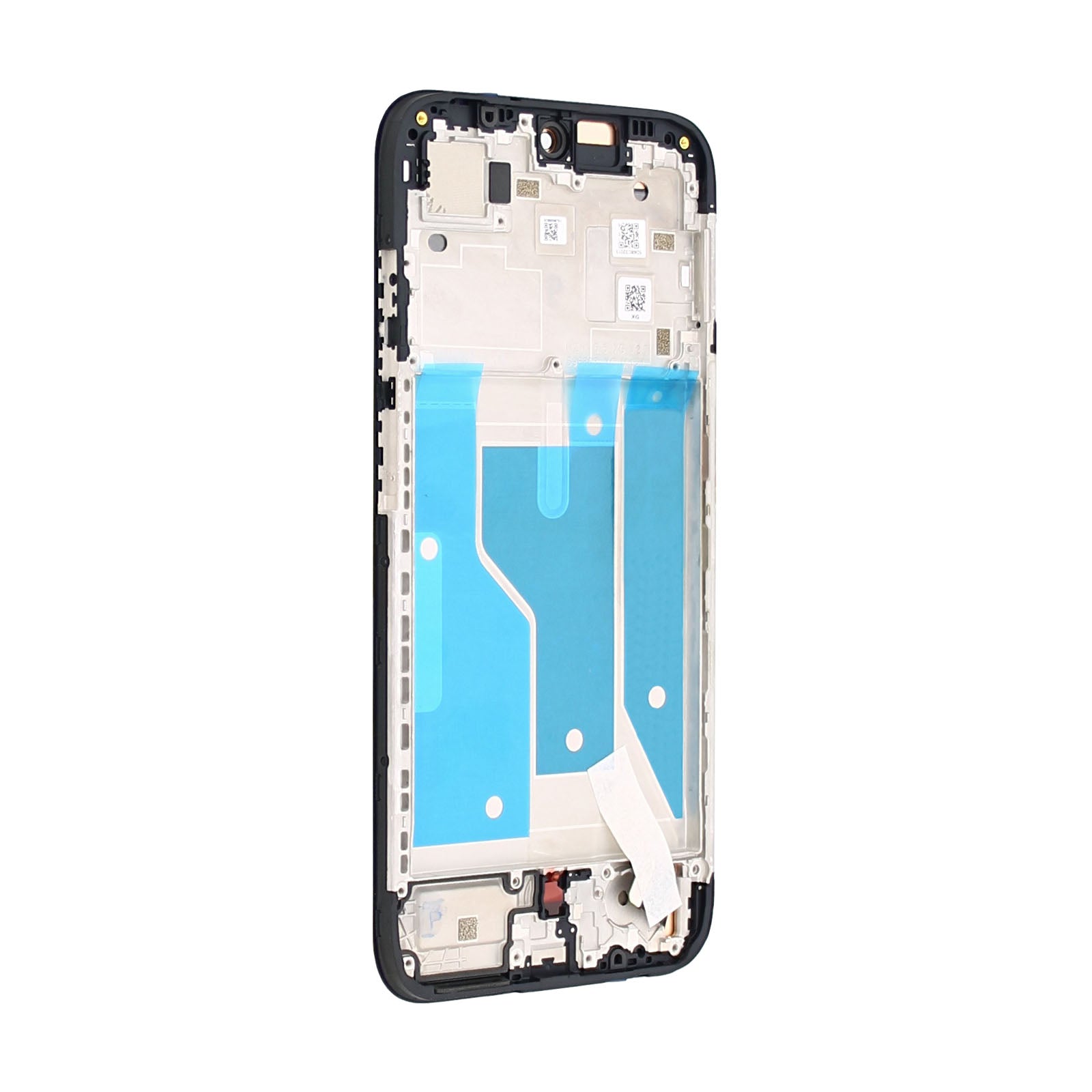 Motorola Moto G67, G77 Display And Digitizer With Frame Black Service Pack