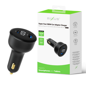 Rixus RXCC14 Car Charger 100W Black