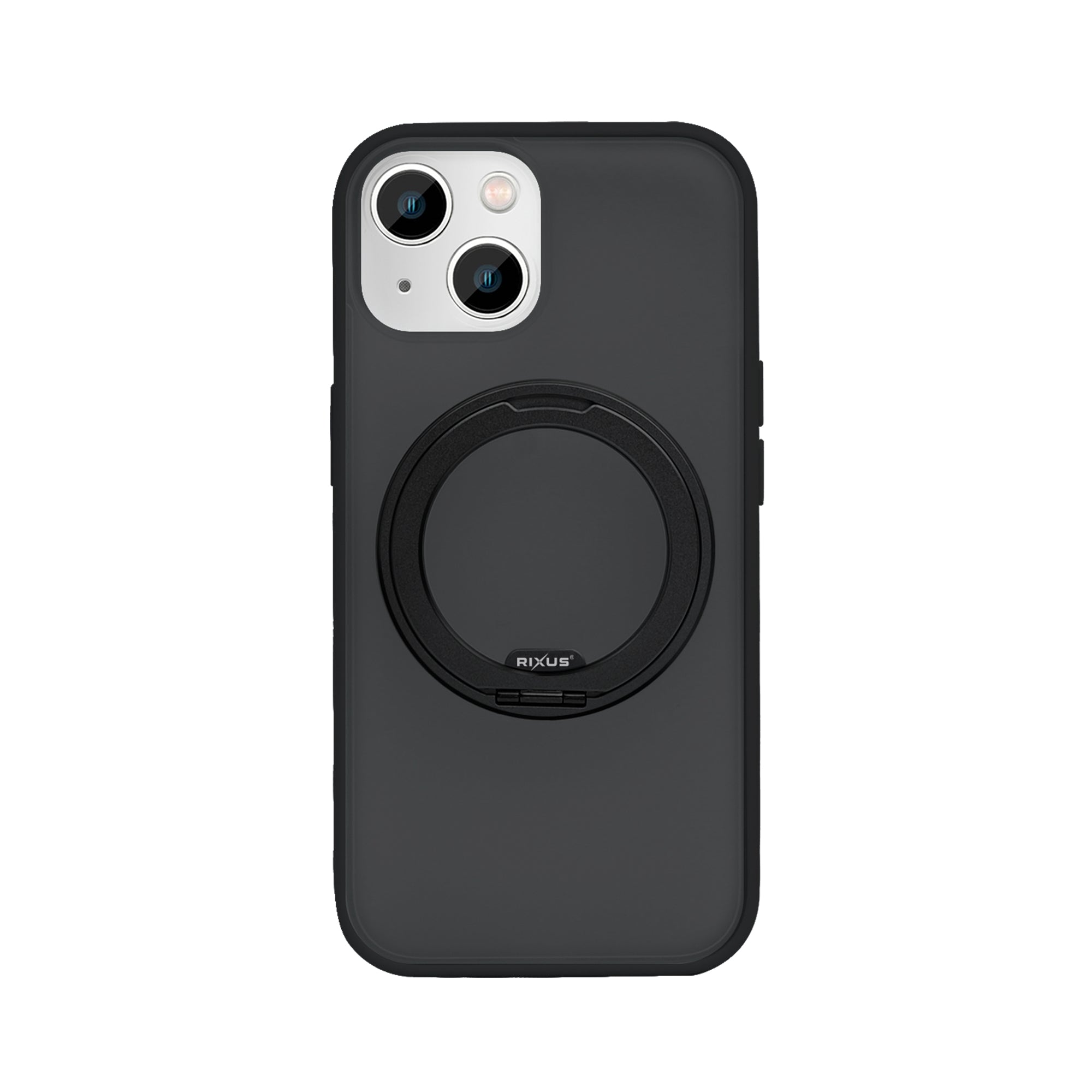 Rixus SnapGrip 360 Case For Apple iPhone 15 Black