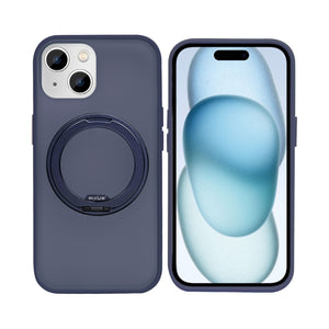 Rixus SnapGrip 360 Case For Apple iPhone 15 Blue
