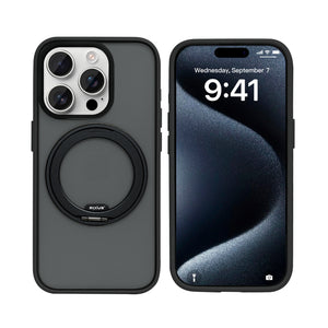 Rixus SnapGrip 360 Case For Apple iPhone 15 Pro Black