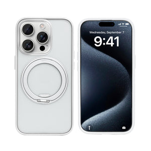 Rixus SnapGrip 360 Case For Apple iPhone 15 Pro White