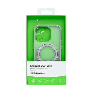 Rixus SnapGrip 360 Case For Apple iPhone 15 Pro Max White