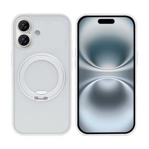 Rixus SnapGrip 360 Case For Apple iPhone 16 White