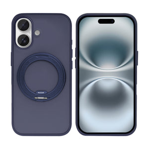Rixus SnapGrip 360 Case For Apple iPhone 16 Blue