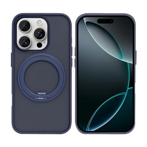 Rixus SnapGrip 360 Case For Apple iPhone 16 Pro Blue