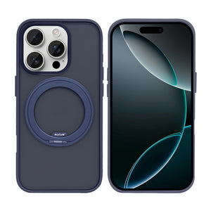 Rixus SnapGrip 360 Case For Apple iPhone 16 Pro Max Blue