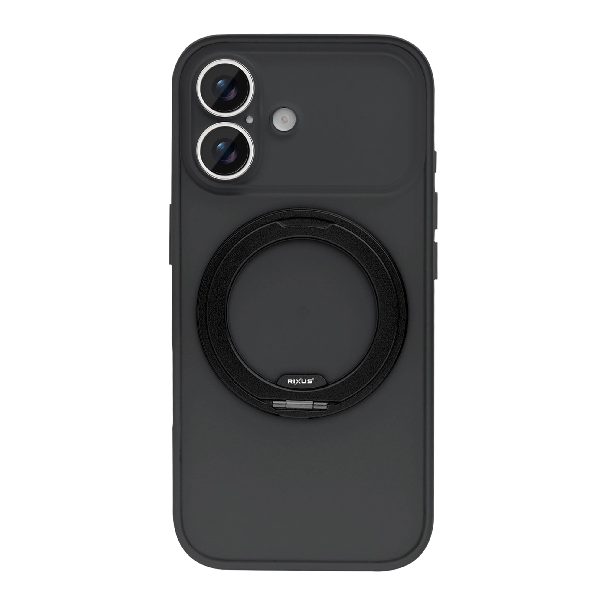 Rixus SnapGrip 360 Case For Apple iPhone 17 Black