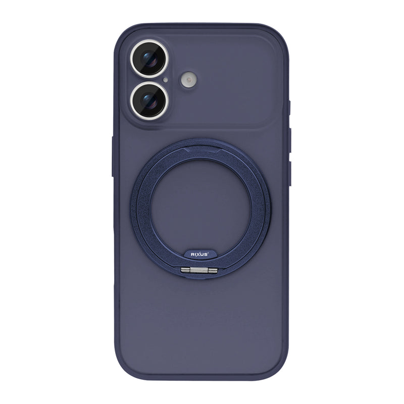 Rixus SnapGrip 360 Case For Apple iPhone 17 Blue