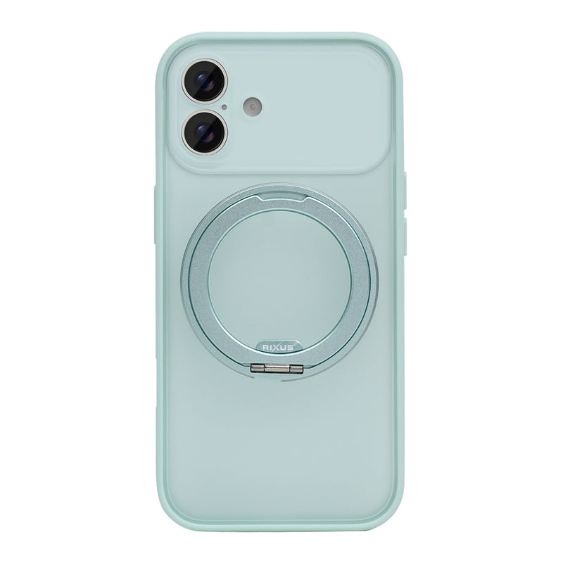 Rixus SnapGrip 360 Case For Apple iPhone 17 Green