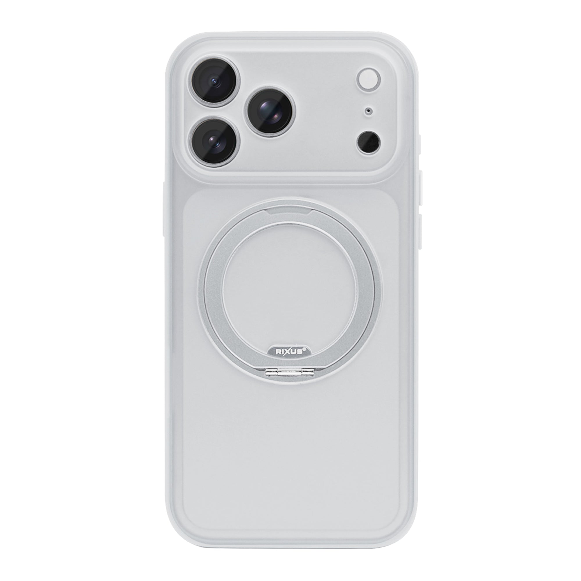 Rixus SnapGrip 360 Case For Apple iPhone 17 Pro White