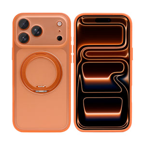 Rixus SnapGrip 360 Case For Apple iPhone 17 Pro Max Orange