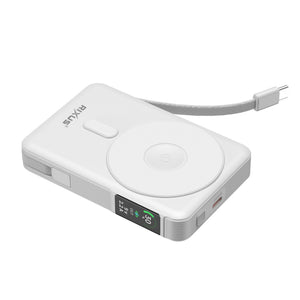 Rixus RXPB77B MagSafe Compatible Powerbank 10000 mAh 35W White