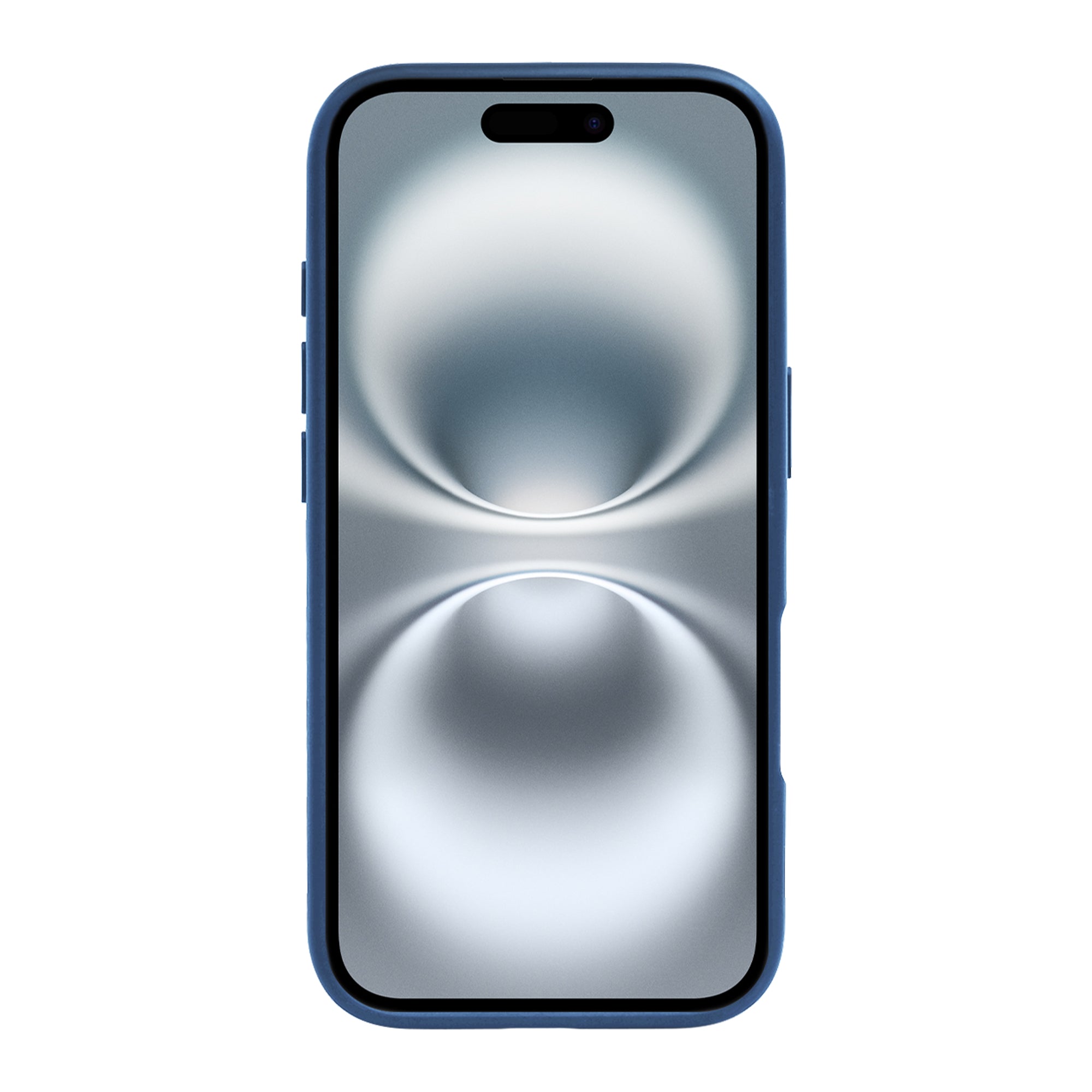 Rixus Crystal Amber Case For Apple iPhone 16 Blue