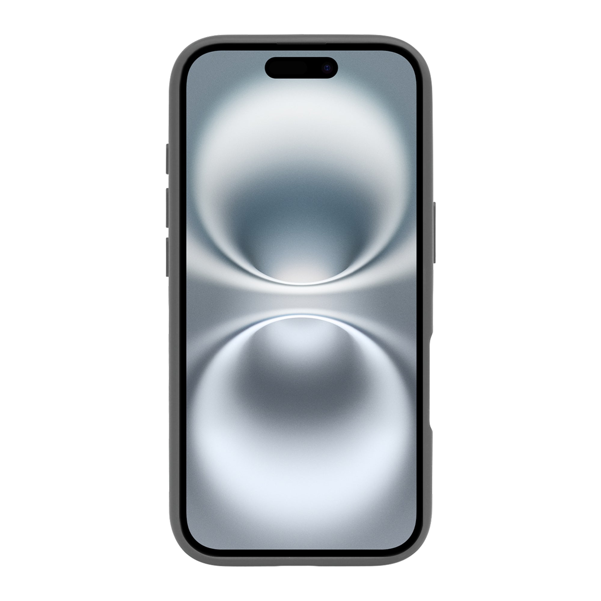 Rixus Crystal Amber Case For Apple iPhone 16 Grey
