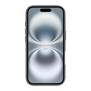 Rixus Crystal Amber Case For Apple iPhone 16 Grey