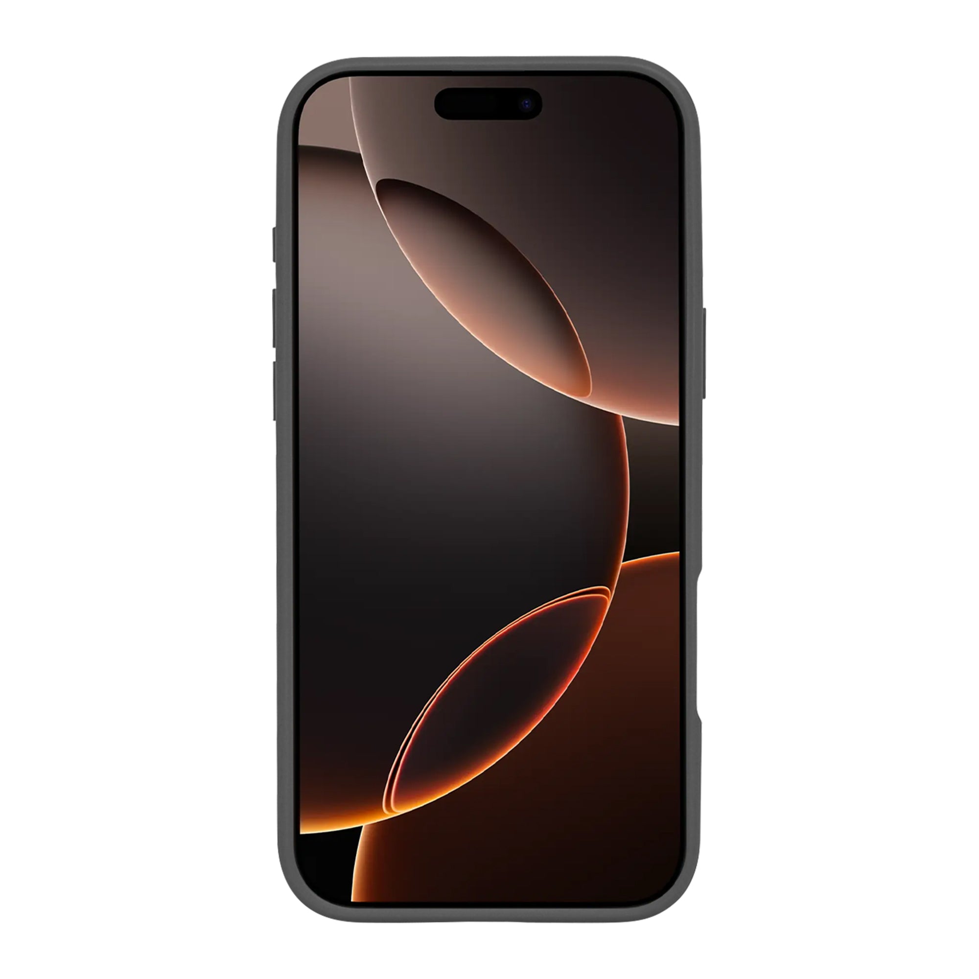 Rixus Crystal Amber Case For Apple iPhone 16 Pro Grey