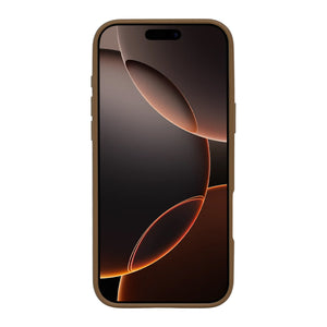 Rixus Crystal Amber Case For Apple iPhone 16 Pro Desert Gold
