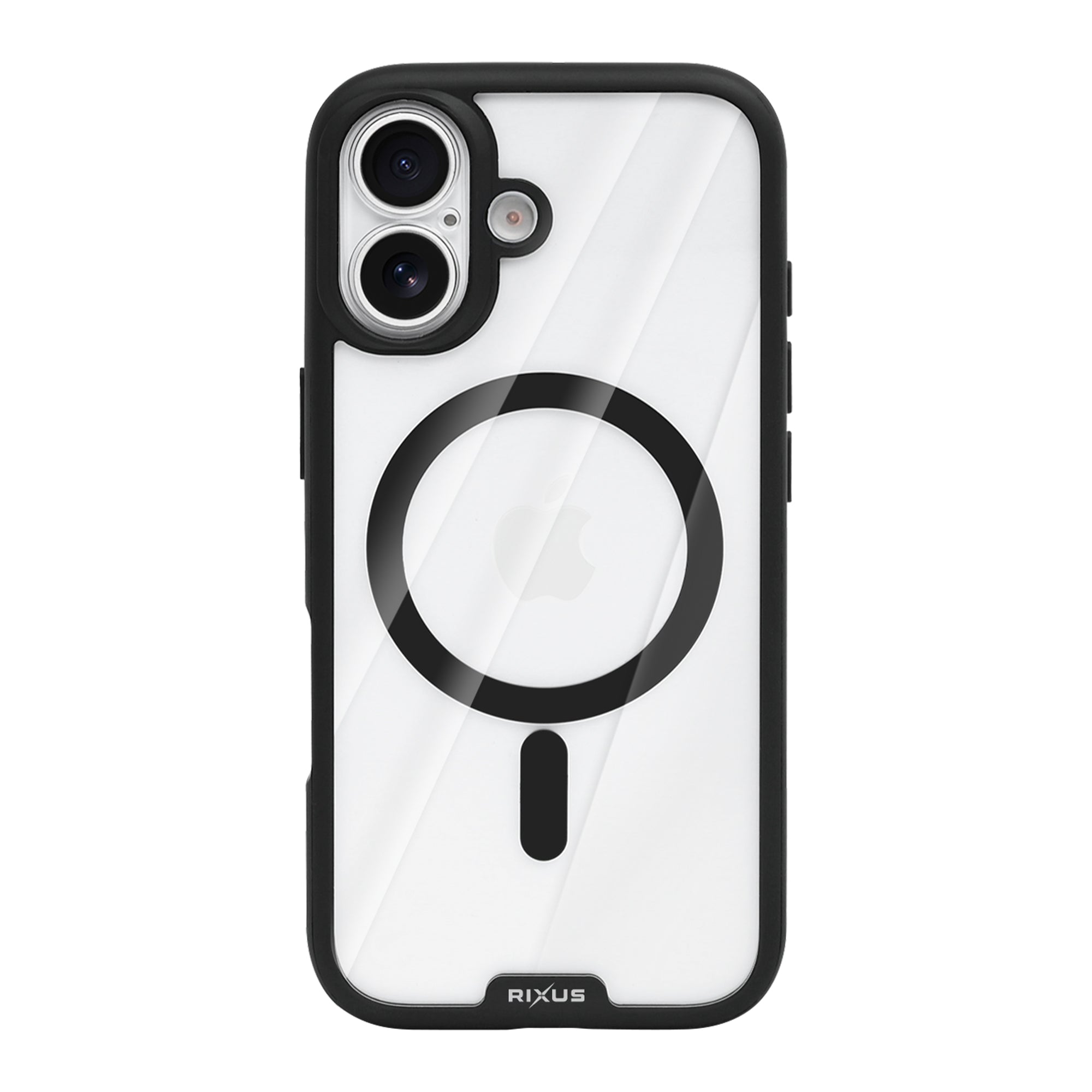 Rixus Crystal Amber Case For Apple iPhone 17 Black