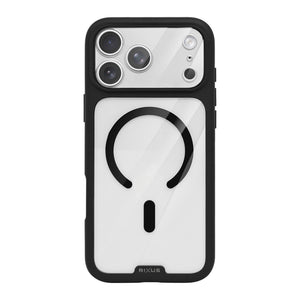 Rixus Crystal Amber Case For Apple iPhone 17 Pro Black