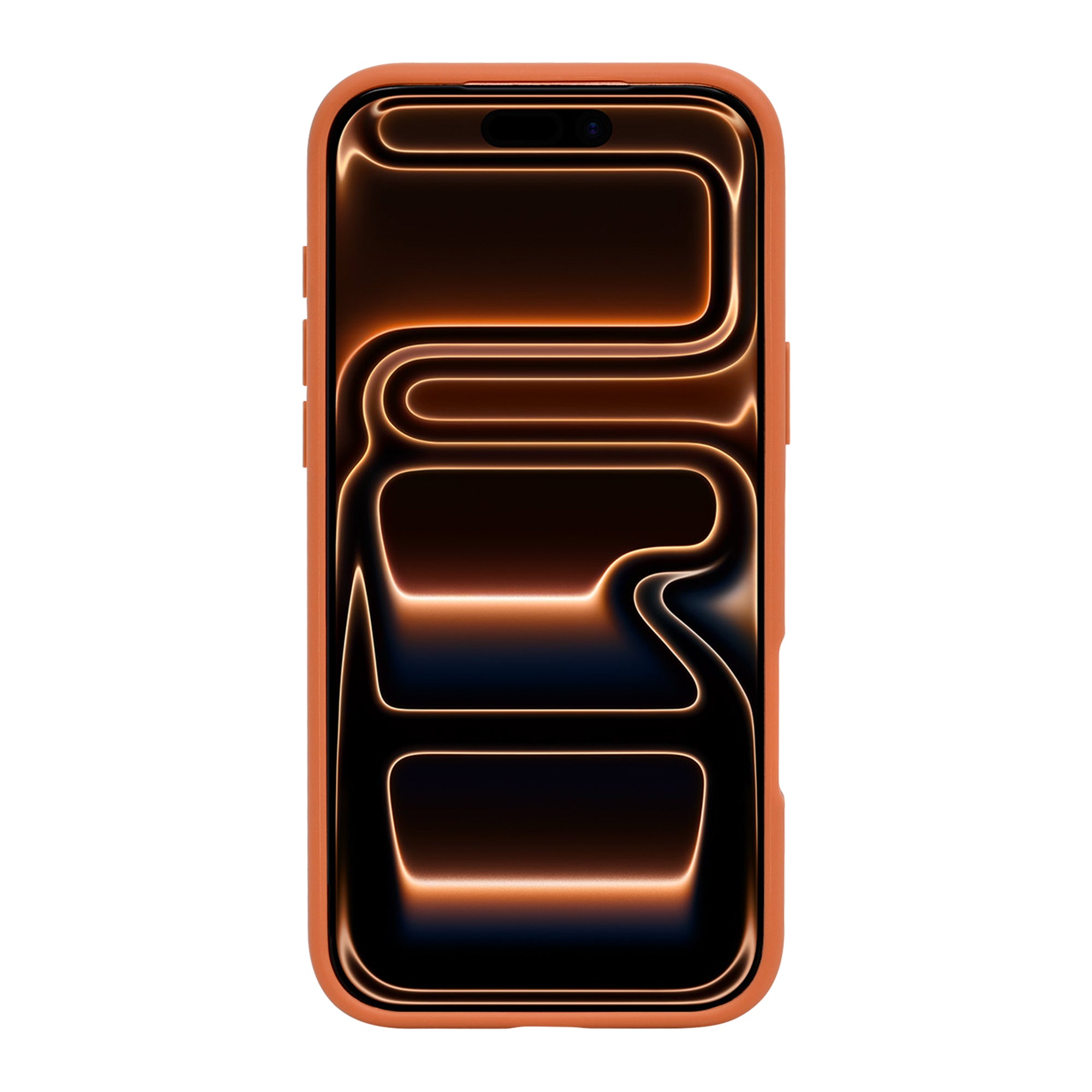 Rixus Crystal Amber Case For Apple iPhone 17 Pro Orange