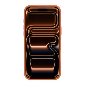 Rixus Crystal Amber Case For Apple iPhone 17 Pro Orange