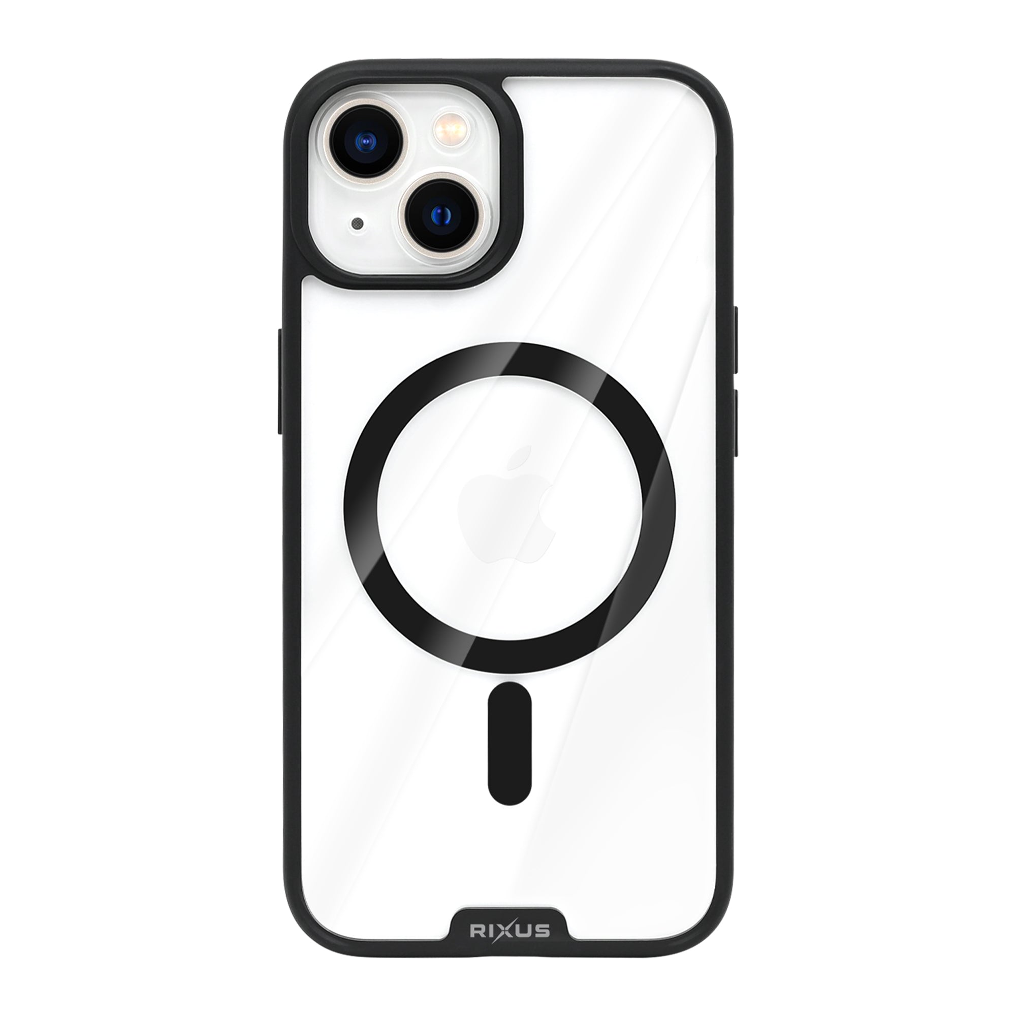 Rixus Crystal Amber Case For Apple iPhone 13 Black