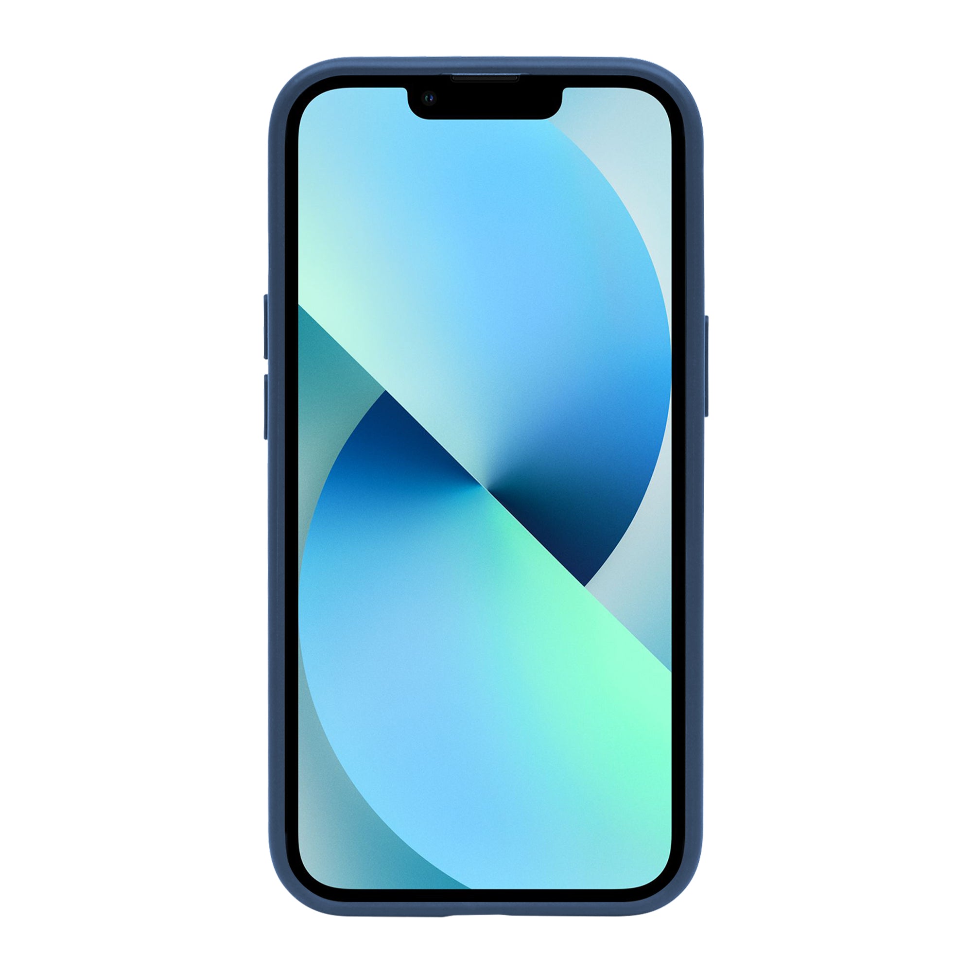 Rixus Crystal Amber Case For Apple iPhone 13 Blue