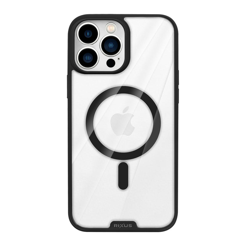 Rixus Crystal Amber Case For Apple iPhone 13 Pro Black