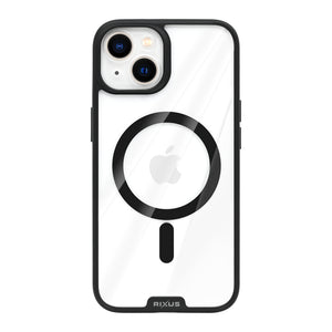 Rixus Crystal Amber Case For Apple iPhone 14 Black
