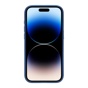 Rixus Crystal Amber Case For Apple iPhone 14 Pro Blue