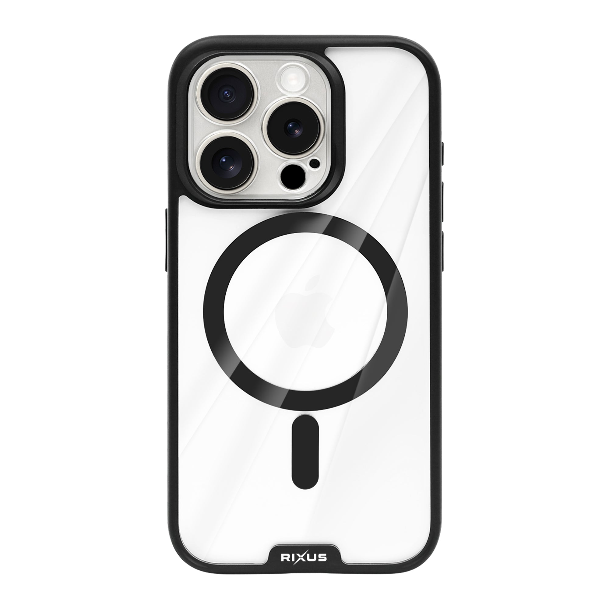 Rixus Crystal Amber Case For Apple iPhone 14 Pro Max Black