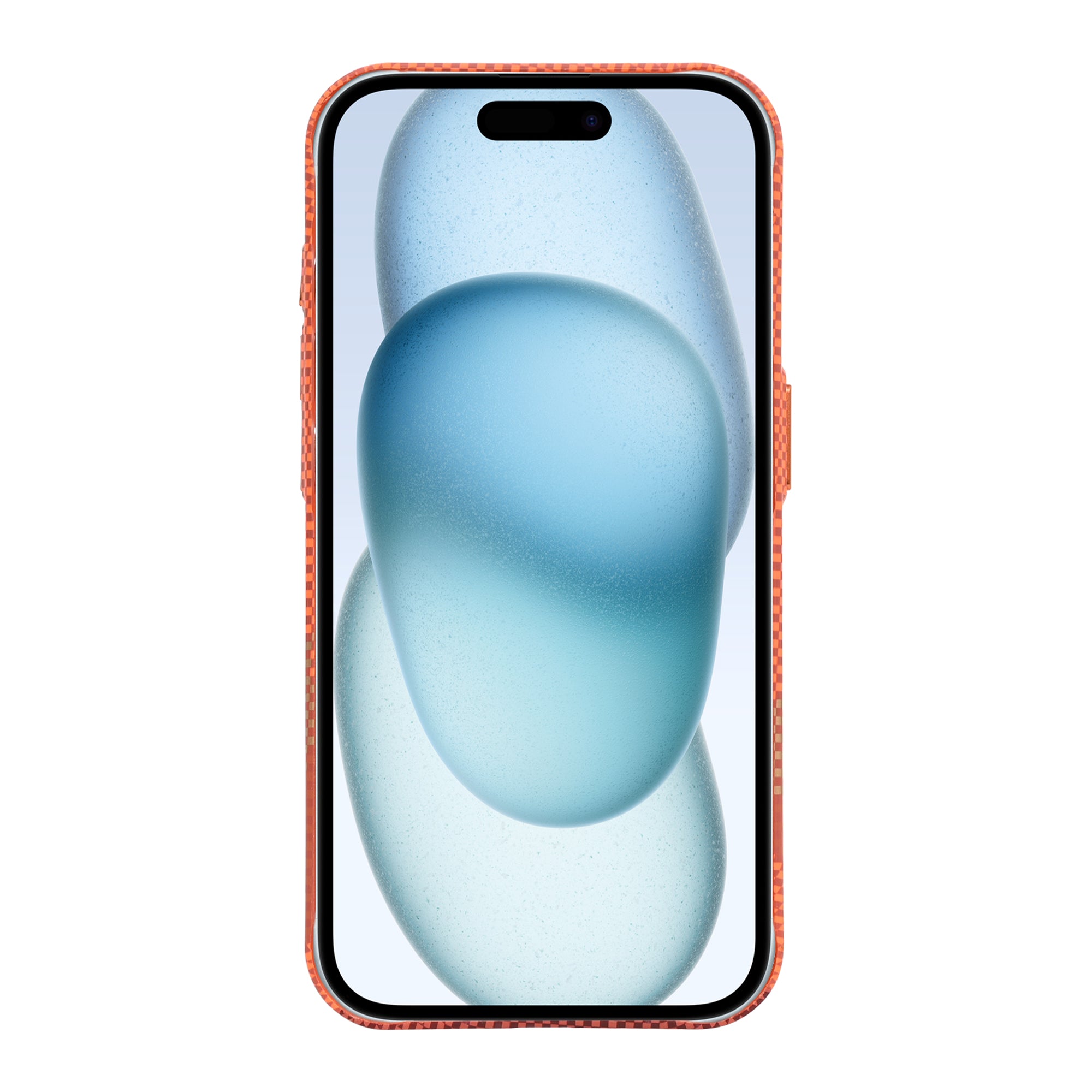 Rixus Alpine Ultra-Slim Case With MagSafe Compatible RXD081 For Apple iPhone 15 Mountain Orange