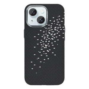 Rixus Alpine Ultra-Slim Case With MagSafe Compatible RXD022 For Apple iPhone 15 Galaxy Black