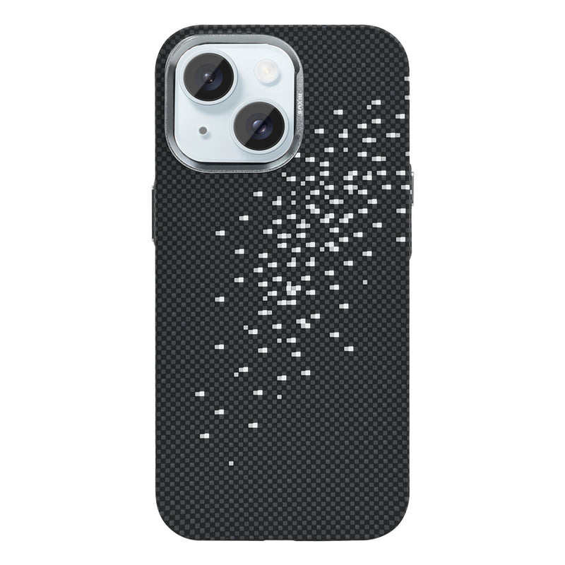 Rixus Alpine Ultra-Slim Case With MagSafe Compatible RXD022 For Apple iPhone 15 Galaxy Black