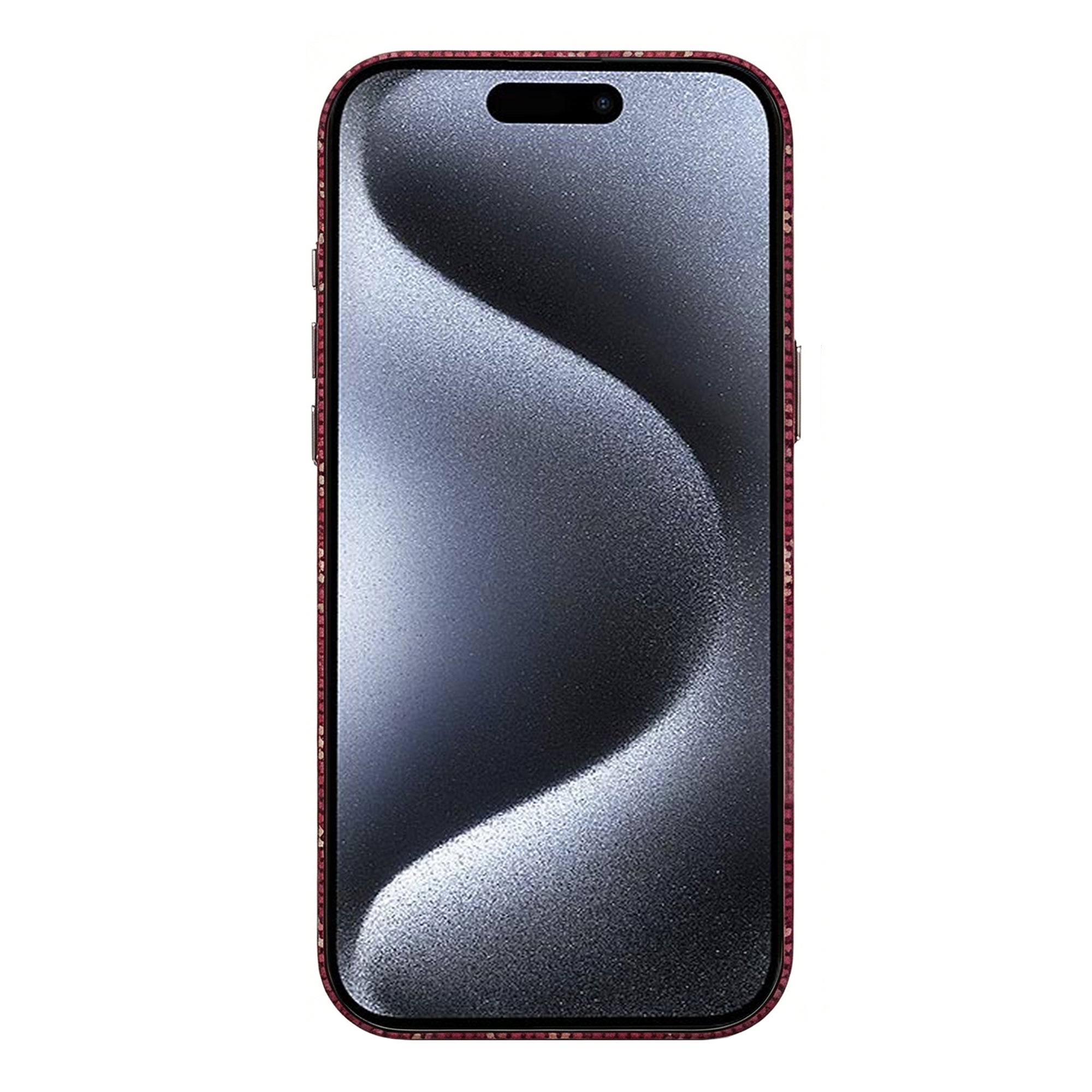 Rixus Alpine Ultra-Slim Case With MagSafe Compatible RXA093 For Apple iPhone 15 Cherry Red