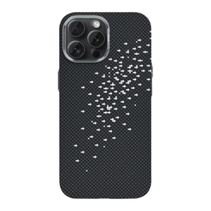Rixus Alpine Ultra-Slim Case With MagSafe Compatible RXD022 For Apple iPhone 15 Pro Galaxy Black