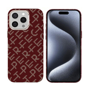 Rixus Alpine Ultra-Slim Case With MagSafe Compatible RXA093 For Apple iPhone 15 Pro Cherry Red