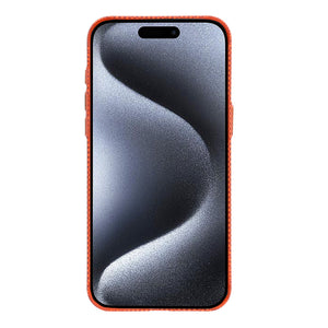 Rixus Alpine Ultra-Slim Case With MagSafe Compatible RXD021 For Apple iPhone 15 Pro Max Galaxy Orange