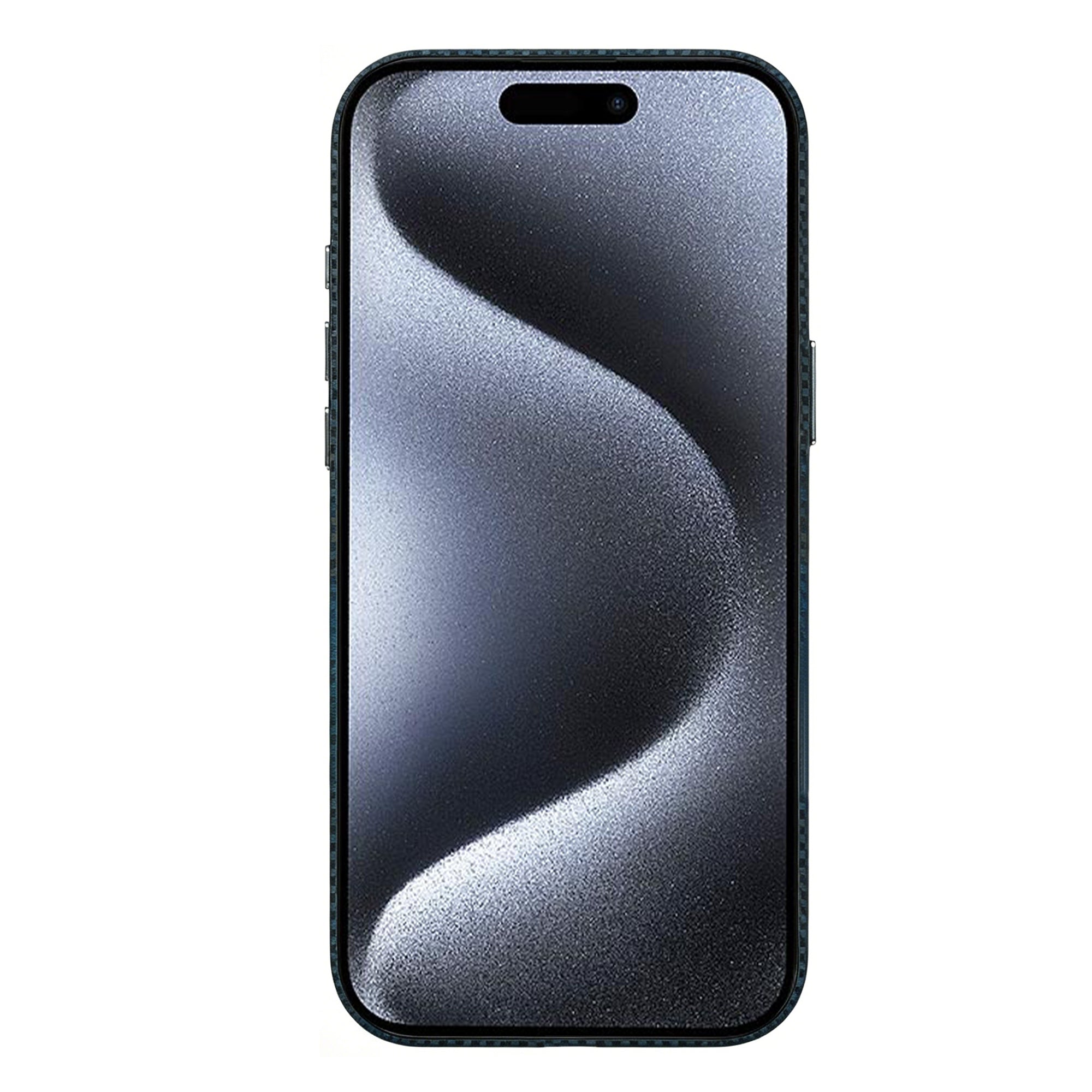 Rixus Alpine Ultra-Slim Case With MagSafe Compatible RXA131 For Apple iPhone 15 Pro Max Stripe Blue