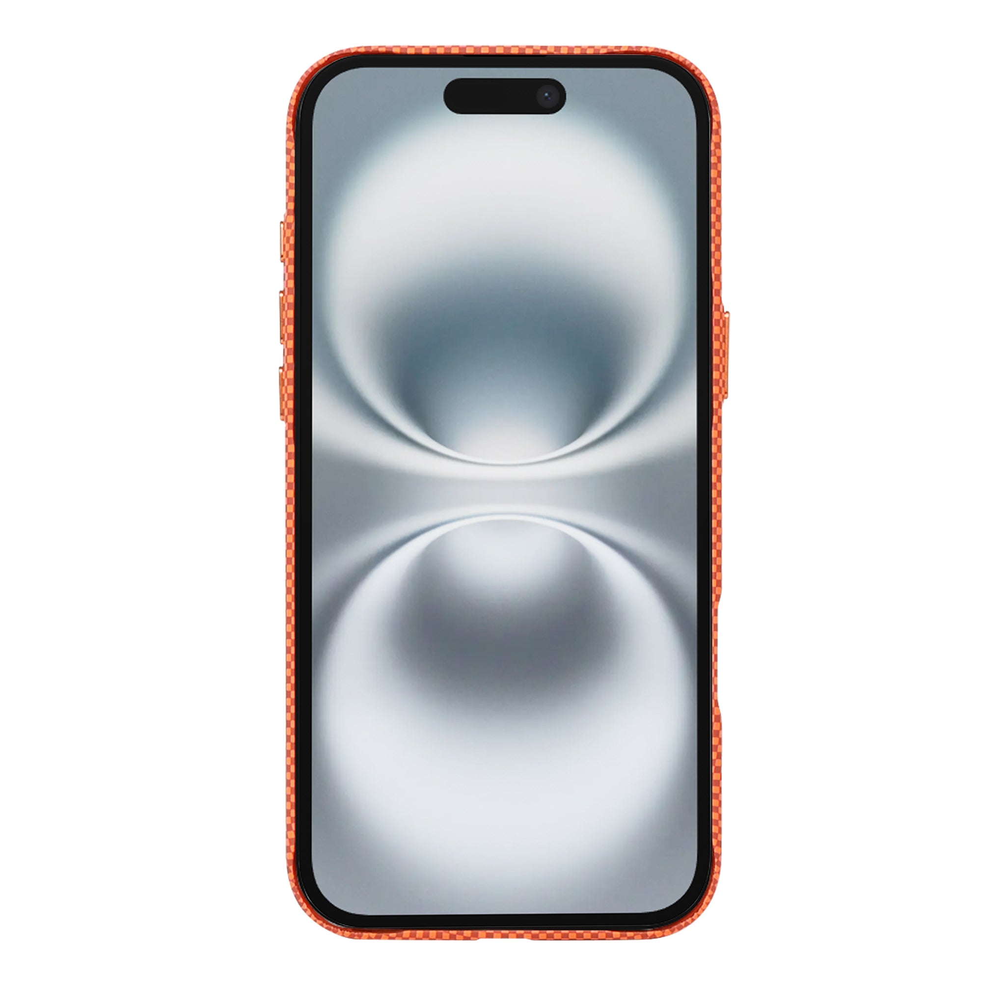Rixus Alpine Ultra-Slim Case With MagSafe Compatible RXD021 For Apple iPhone 16 Galaxy Orange