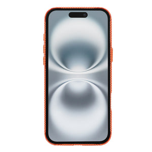 Rixus Alpine Ultra-Slim Case With MagSafe Compatible RXD021 For Apple iPhone 16 Galaxy Orange