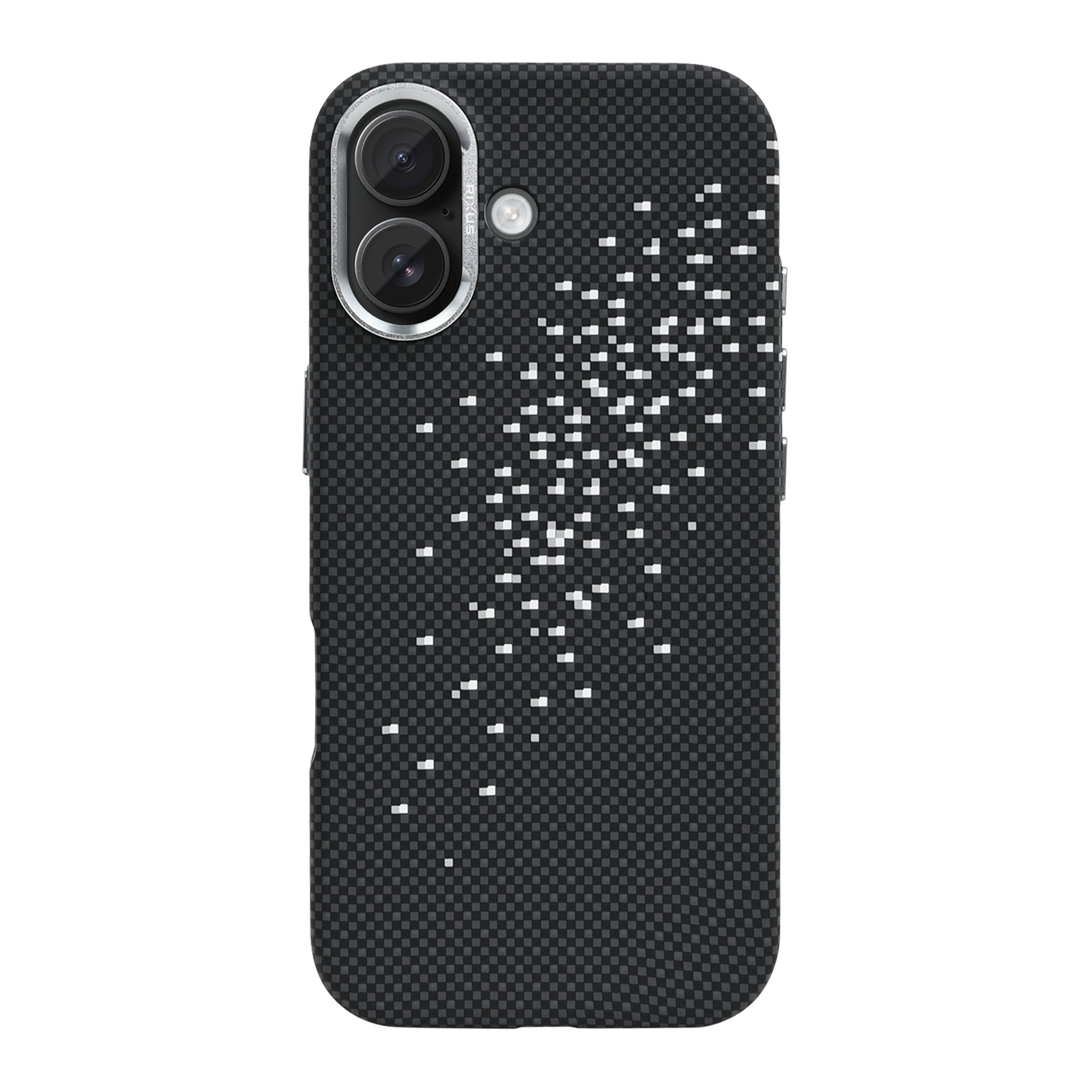 Rixus Alpine Ultra-Slim Case With MagSafe Compatible RXD022 For Apple iPhone 16 Galaxy Black