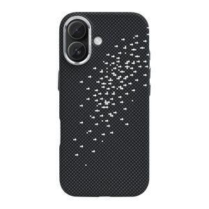 Rixus Alpine Ultra-Slim Case With MagSafe Compatible RXD022 For Apple iPhone 16 Galaxy Black