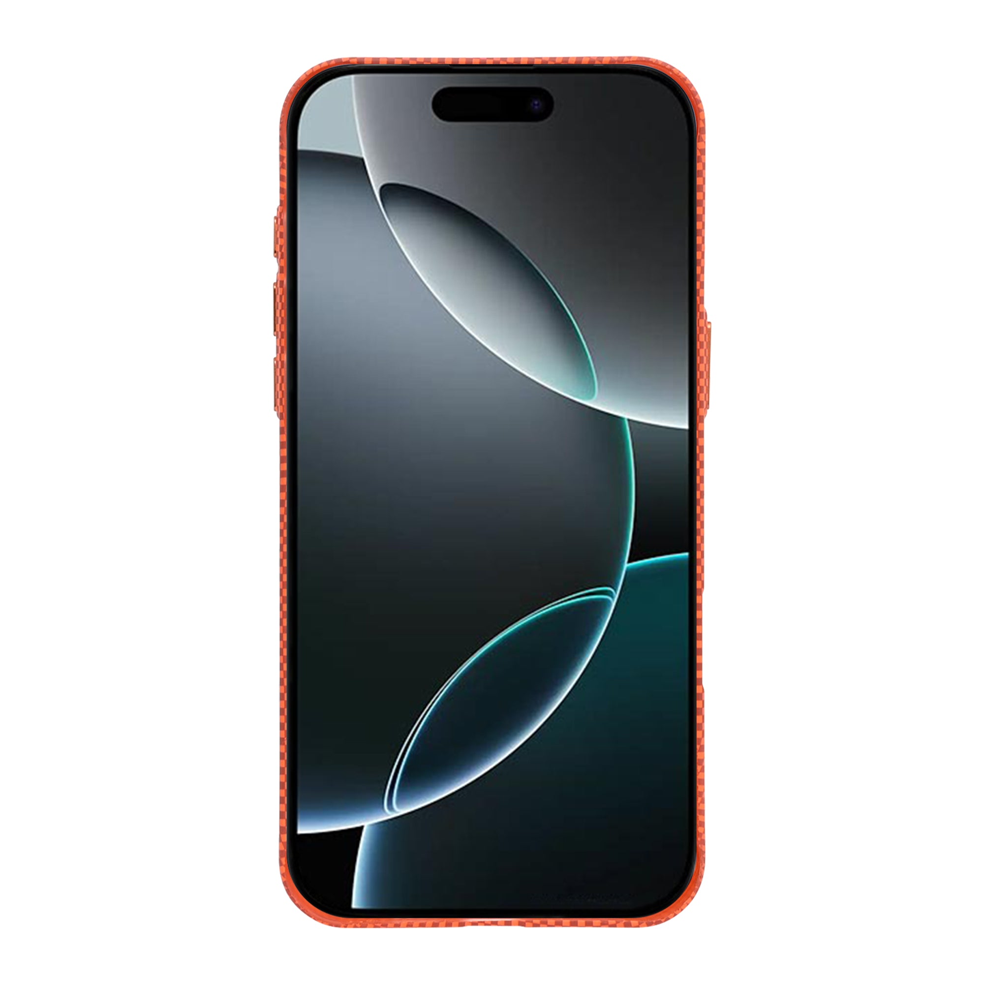 Rixus Alpine Ultra-Slim Case With MagSafe Compatible RXD021 For Apple iPhone 16 Pro Max Galaxy Orange
