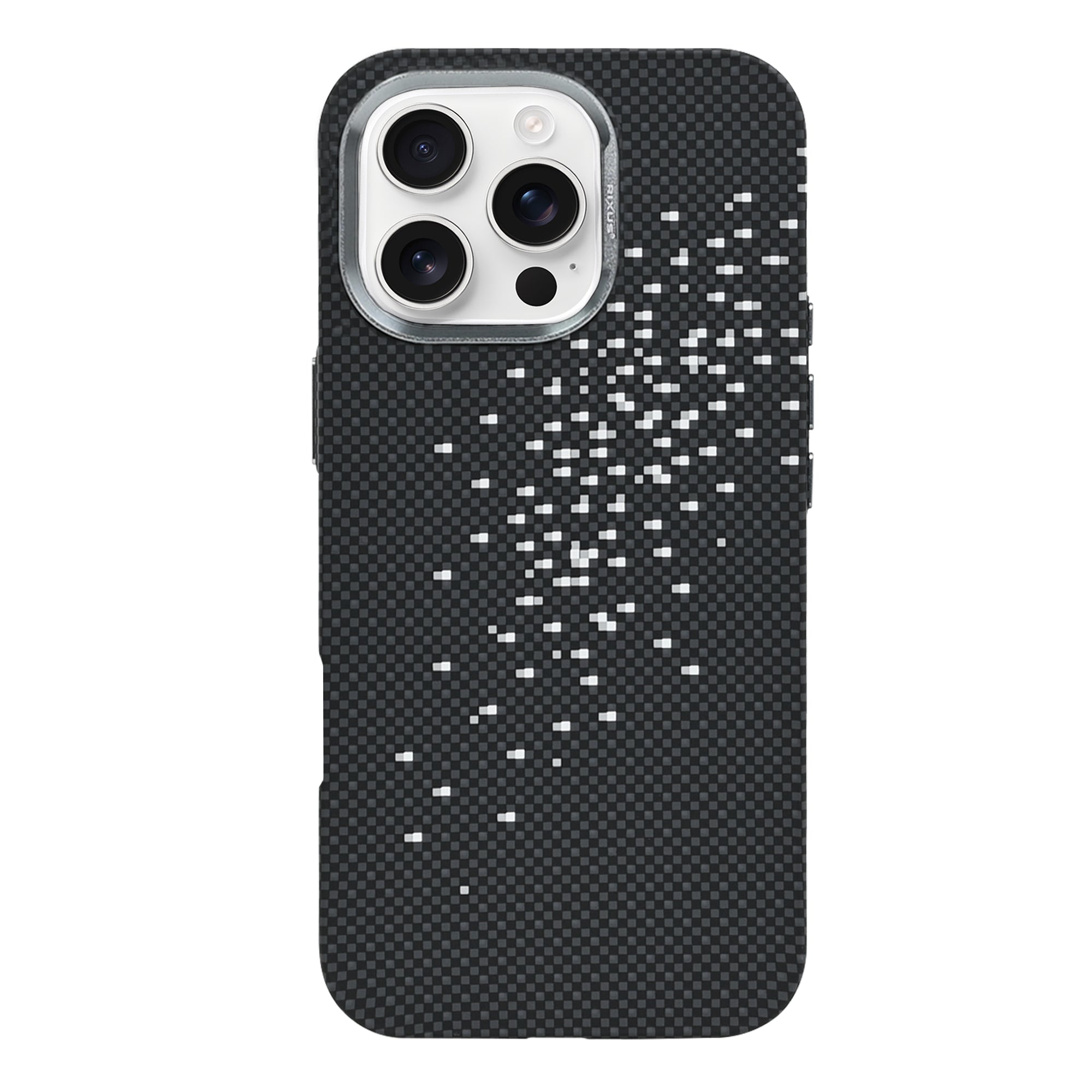 Rixus Alpine Ultra-Slim Case With MagSafe Compatible RXD022 For Apple iPhone 16 Pro Max Galaxy Black