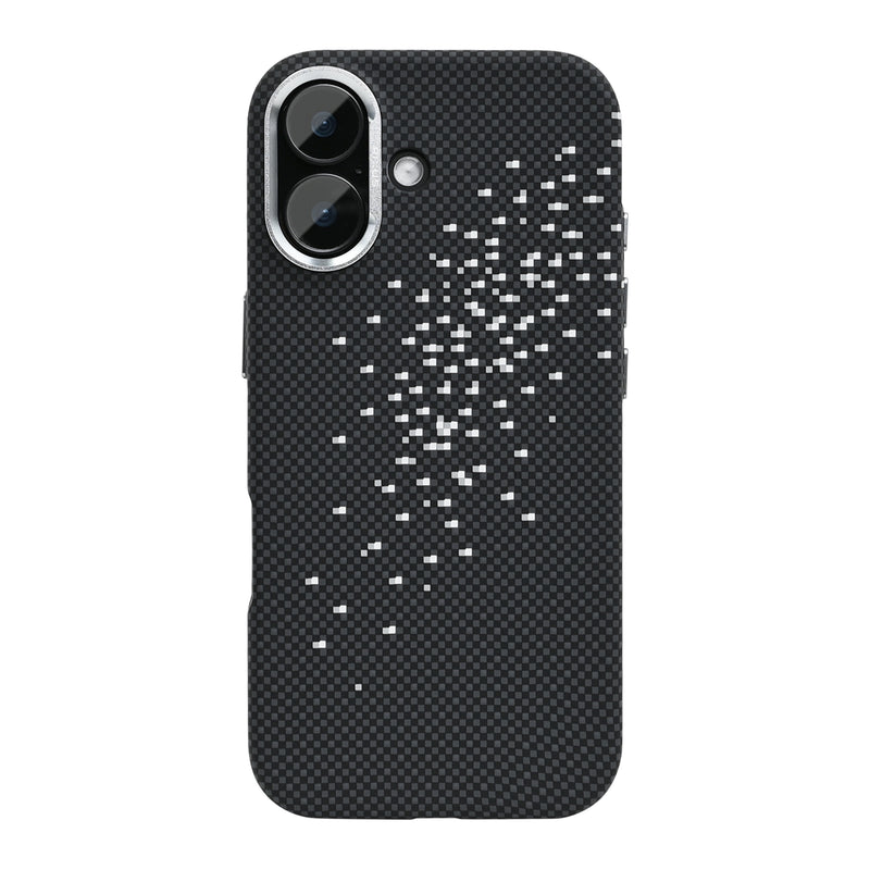 Rixus Alpine Ultra-Slim Case With MagSafe Compatible RXD022 For Apple iPhone 17 Galaxy Black