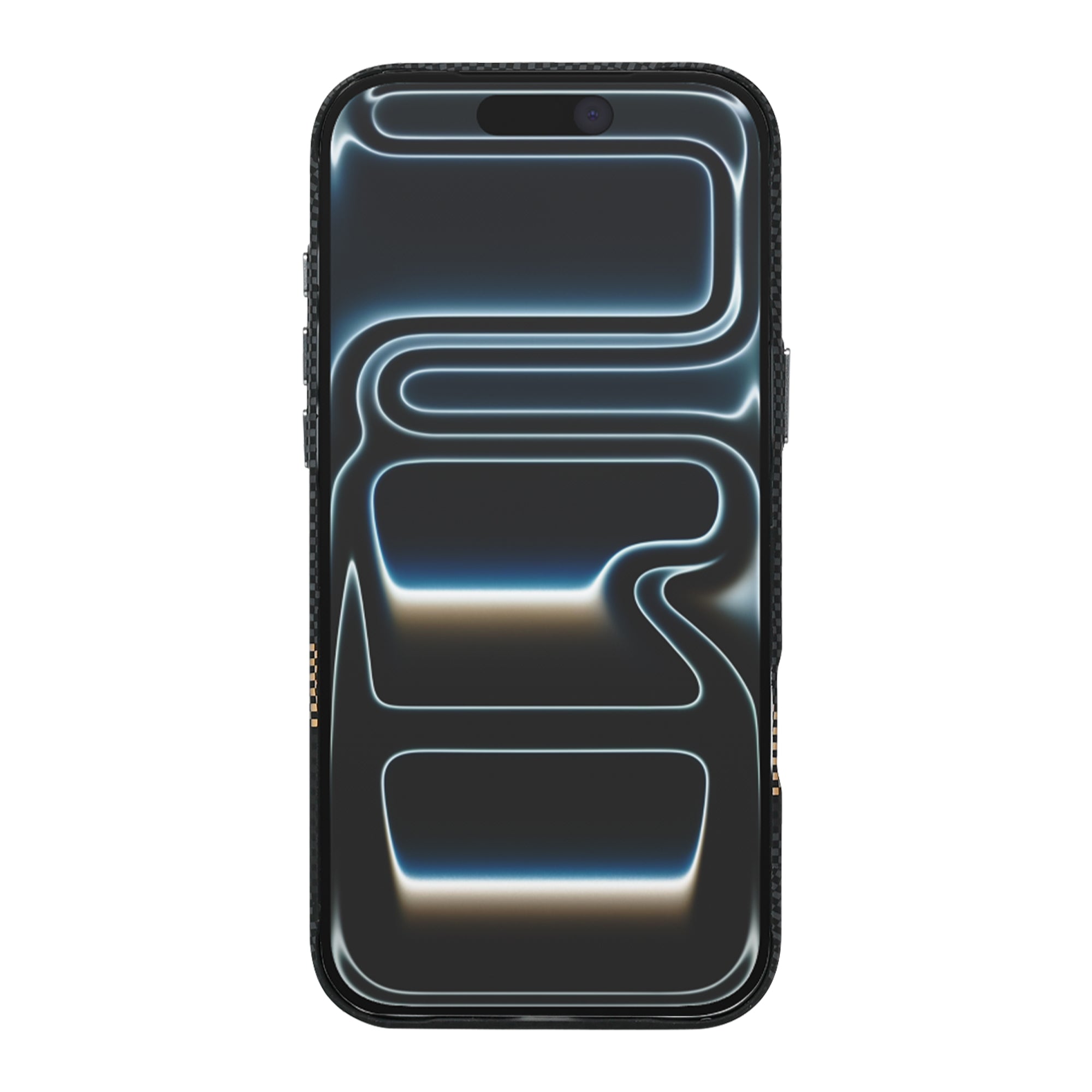 Rixus Alpine Ultra-Slim Case With MagSafe Compatible RXD082 For Apple iPhone 17 Pro Mountain Black